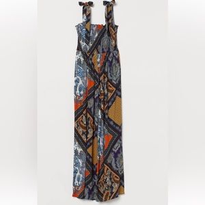 NWT H&M Boho Sleeveless Jumpsuit With Ruching